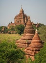 The Sulamani Temple, bagan, Mandalay Region, Myanmar Royalty Free Stock Photo