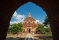 The Sulamani Temple is a iconic and most-frequently visited in Bagan. Royalty Free Stock Photo