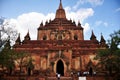 Sulamani Temple pagoda chedi burma style for burmese people and foreign travelers travel visit respect praying in Minnanthu