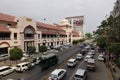 Sule Boulevard with Bogyoke Market in Yangon