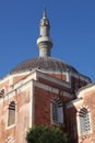 Suleiman mosque in the old town of Rhodes Royalty Free Stock Photo