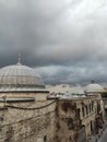 Suleymaniye Mosque Cemetery with tomb of sultan Suleyman Royalty Free Stock Photo