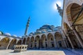 Suleymaniye Mosque in the Fatih district of Istanbul, Turkey. Travel concept of historical part