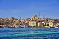 Suleymaniye Mosque Golden Horn view in Istanbul