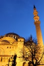 Suleymaniye Mosque night view, Istanbul, Turkey Royalty Free Stock Photo