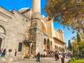 Suleymaniye Mosque. Suleymaniye Camii. Minaret, marmara. Sulaymaniye Mosque Exterior Turkey October 29, 2019, Istanbul.