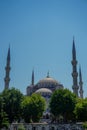 Suleymaniye mosque in Sultanahmet Istanbul Turkey ottoman landmark Royalty Free Stock Photo