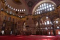 Suleymaniye Mosque view from inside. Ottoman architecture