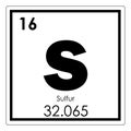 Sulfur chemical element