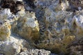 Sulfur deposition in the Fumaroles Phlegraean Fields, Pozzuoli, Campania, Italy