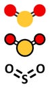 Sulfur dioxide food preservative molecule (E220). Also used in winemaking and responsible for sulfites in wine