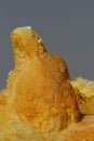 Sulfur mineral cone