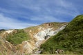 Sulfur spout of Manza hot spring.