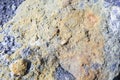A sulfur stone background