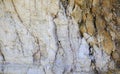 Sulfur from Whakarewarewa Geyser at Te Pui thermal park, NZ