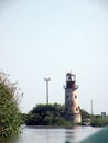 Sulina old lighthouse in Danube Delta, Tulcea, Romania Royalty Free Stock Photo