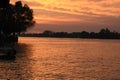 Sulina, the place where Danube goes in to Black Sea Royalty Free Stock Photo