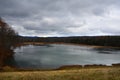 Sullivan Dam watershed in Horseheads New York during Autumn