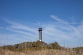 Sullivans Island Lighthouse over dunes