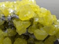 sulphur mineral natural texture Royalty Free Stock Photo