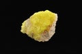 Sulphur Mineral Sample - Isolated
