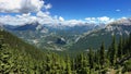 Sulphur Mountain in Banff National Park in the Canadian Rocky Mountains Royalty Free Stock Photo