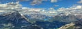 Sulphur Mountain - Banff Panorama Royalty Free Stock Photo