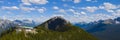 Sulphur Mountain Panorama Royalty Free Stock Photo