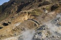 Sulphurous vapor, Owakudani, Japan