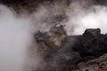 Sulphurous vapor, Owakudani, Japan