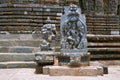 Sulpture of dancing Shiva. Kedareshwara Temple, Halebid, Karnataka