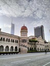 Sultan Abdul Samad Building at Dataran Merdeka, Kuala Lumpur, Malaysia with Agrobank building Royalty Free Stock Photo