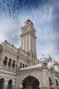 Sultan Abdul Samad Building, Kuala Lumpur, Malaysia: 31 March 2019: View of the facade of the building in Independence Square Royalty Free Stock Photo