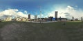 360 vr photo of Dataran Merdeka, Kuala Lumpur. Royalty Free Stock Photo