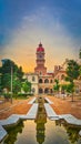 Sultan Abdul Samad Building at Merdeka square, Kuala Lumpur, Malaysia. Panorama