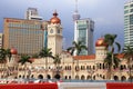 Sultan Abdul Samad Building and the skyline of Kuala Lumpur