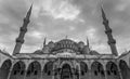 Sultan Ahmed Mosque Blue Mosque courtyard Royalty Free Stock Photo