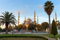 Sultan Ahmed Mosque Blue Mosque, Istanbul, Turkey. Royalty Free Stock Photo