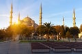 Sultan Ahmed Mosque Blue Mosque, Istanbul, Turkey. Royalty Free Stock Photo