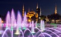 Sultan Ahmed Mosque Blue Mosque, Istanbul, Turkey. Royalty Free Stock Photo