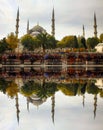 Sultan Ahmed Mosque Blue Mosque, Istanbul, Turkey. Royalty Free Stock Photo