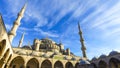 Sultan Ahmed Mosque Blue Mosque, Istanbul, Turkey. Royalty Free Stock Photo