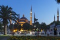 Sultan Ahmed Mosque know as The Blue Mosque in Istanbul, Turkey Royalty Free Stock Photo