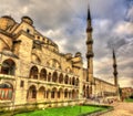 Sultan Ahmet Mosque (Blue Mosque) in Istanbul Royalty Free Stock Photo