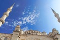 The Sultan Ahmet Mosque Blue Mosque in Istanbul, Turkey Royalty Free Stock Photo