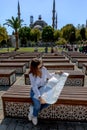 Sultan Ahmet Square, Istanbul, Turkey. Royalty Free Stock Photo