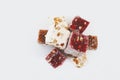 Sultan Almond Turkish Delight Mix Royalty Free Stock Photo