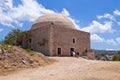 Sultan Ibrahim mosque on the top of the Fortezza fortress. Crete, Greece.