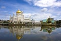 Sultan Omar Ali Saifuddien Mosque, Brunei Royalty Free Stock Photo