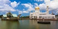 Sultan Omar Ali Saifuddin Mosque in Brunei Royalty Free Stock Photo